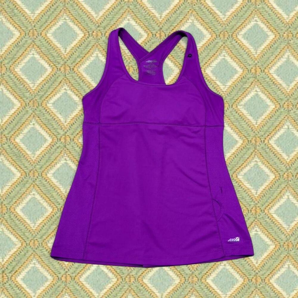 Purple avia athletic tank top